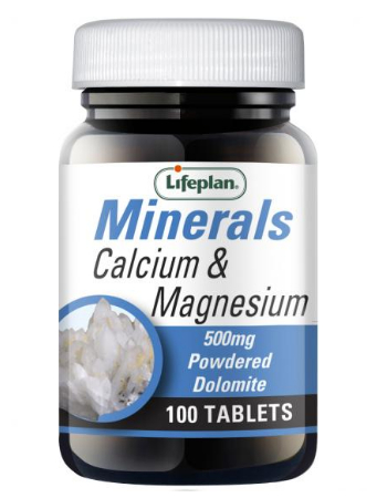 LIFEPLAN CALCIUM & MAGNESIUM 500MG (100 TABLETS)