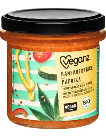 VEGANZ ORGANIC BELL PEPPER HEMP SPREAD 140G