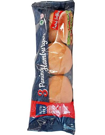 NUTRI FREE 3 BURGER BUNS 110G