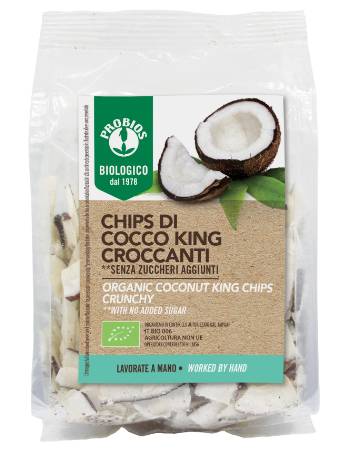 PROBIOS ORGANIC COCONUT KING CHIPS CRUNCHY 125G