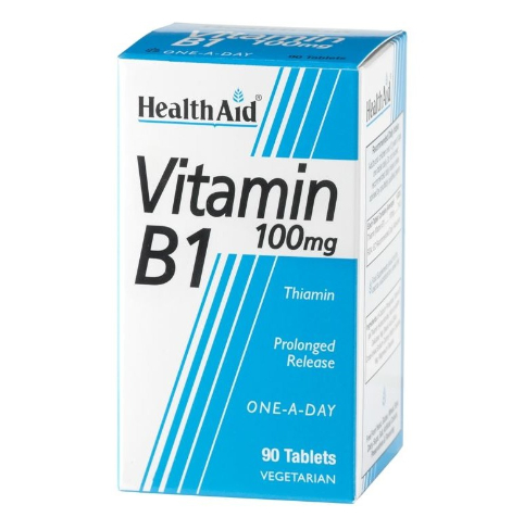 HEALTH AID  VITAMIN B1 100MG 90 TABLETS