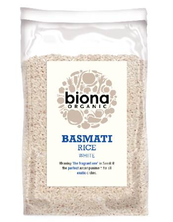 BIONA BASMATI WHITE RICE  500G