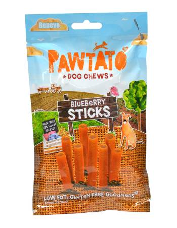 BENEVO PAWTATO BLUEBERRY STICKS 120G