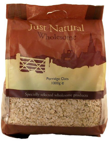 JUST NATURAL PORRIDGE OATS 1KG