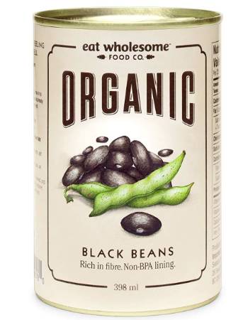 EAT WHOLESOME ORGANIC BLACK BEANS 400G