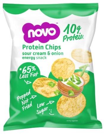 NOVO PROTEIN CHIPS 30G | CREAM & ONION