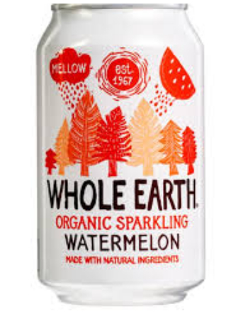 WHOLE EARTH ORGANIC SPARKLING WATERMELON DRINK 330ML