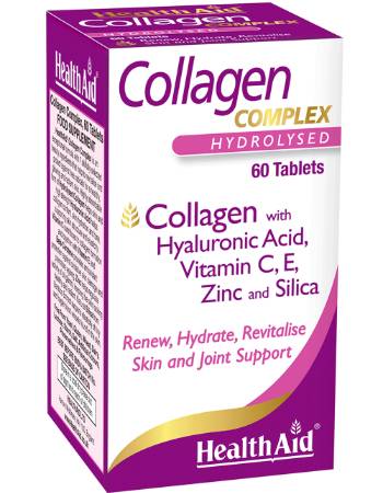 HEALTH AID COLLAGEN COMPLEX HYDROLYSED (60 TABLETS)