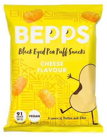 BEPPS BLACK EYED PEA PUFF SNACKS CHEESE 22G