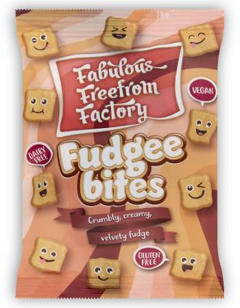 FABULOUS FREE FROM FACTORY FUDGEE BITES 65G