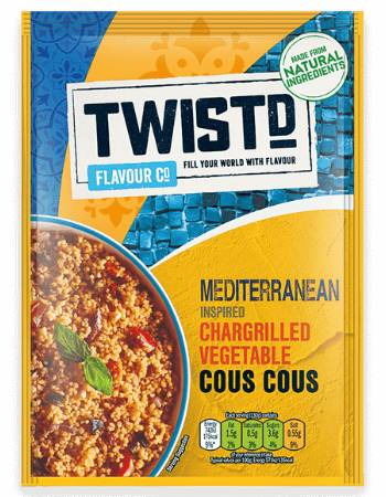 TWISTD MEDITERRANEAN VEGETABLES COUSCOUS 100G