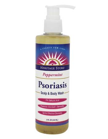 HERITAGE STORE PSORIASIS SCALP & BODY WASH