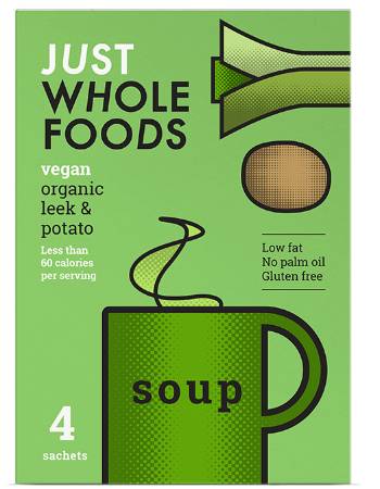 JUST WHOLEFOODS LEAK & POTATO SOUP (4 X 17G)