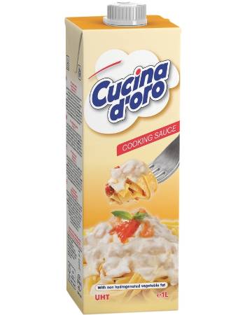 CUCINA D'ORO VEGAN UHT COOKING CREAM 1L