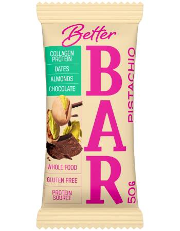 BETTER FOODS PEANUT BAR WITH WHEY PROTEIN 50G