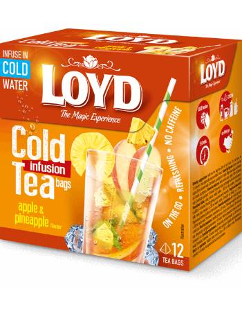 LOYD COLD TEA APPLE & PINEAPPLE (12 BAGS)