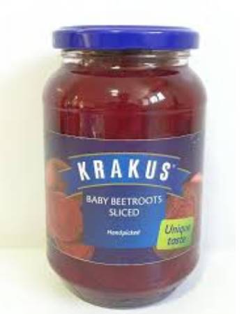KRAKUS SLICED BABY BEETROOTS 460G