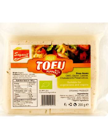 SOYAVIT ORGANIC TOFU 200G | PEPPERS