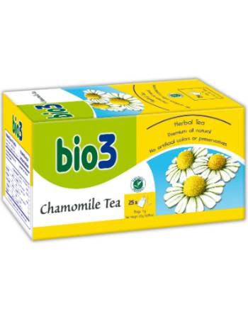 BIO 3 CHAMOMILE TEA (25 TEABAGS)