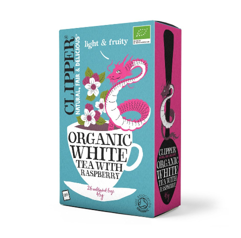 CLIPPER WHITE TEA WITH RASPBERRY 20 BAGS