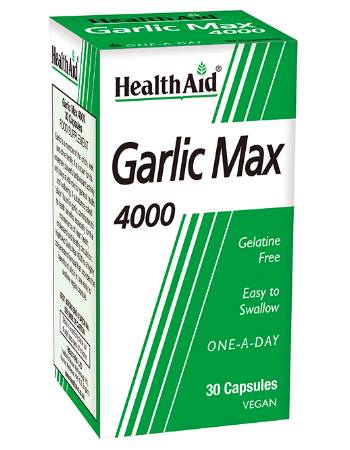 HEALTH AID VEGAN GARLIC MAX 4000