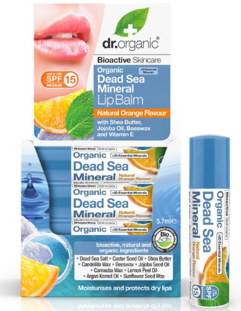 DR ORGANIC DEAD SEA LIP BALM 5.7ML