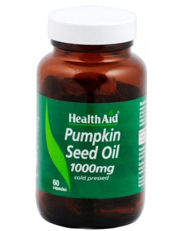 HEALTH AID PUMPKIN SEED OIL 1000MG 60 CAPSULES