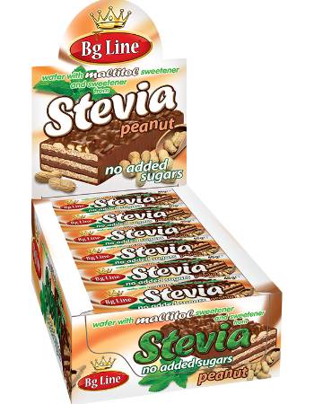 BG LINE STEVIA WAFER PEANUT 35G