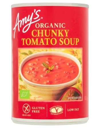 AMY'S ORGANIC CHUNKY TOMATO SOUP 400G