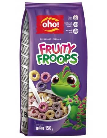 OHO BREAKFAST CEREAL FRUITY FROOPS 150G