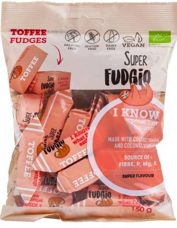 SUPER FUDGIO FUDGE WITH TOFFEE TASTE 150G