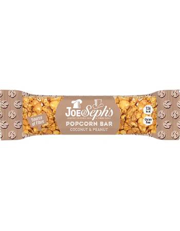 JOE AND SEPHS COCONUT AND PEANUT POPCORN BAR 27G