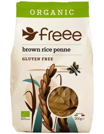 DOVES FARM BROWN RICE PENNE PASTA 500G