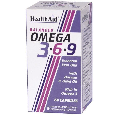 HEALTH AID  BALANCED OMEGA 3.6.9 60 CAPSULES