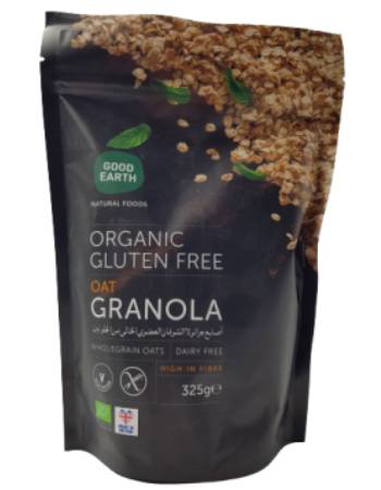 GOOD EARTH GLUTEN FREE OAT GRANOLA 325G