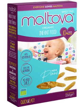 MALTOVA ORGANIC MINI PENNE 250G