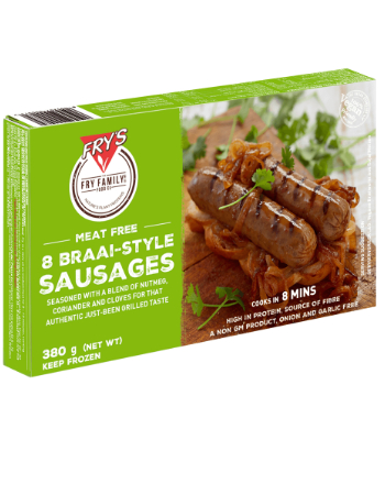 FRYS BRAAI STYLE SAUSAGES 380G