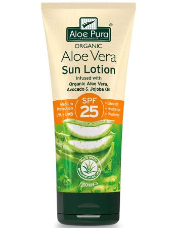 ALOE PURA ALOE VERA SUN LOTION SPF 25 | 200ML