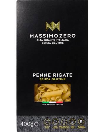 MASSIMO ZERO GLUTEN FREE PASTA PENNE RIGATE 400G | DISCOUNTED