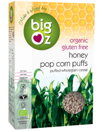 BIG OZ HONEY CORN PUFFS 250G