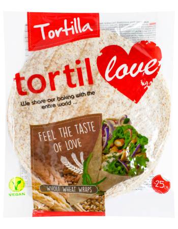 TORTIL LOVE WHOLE WHEAT WRAP 360G