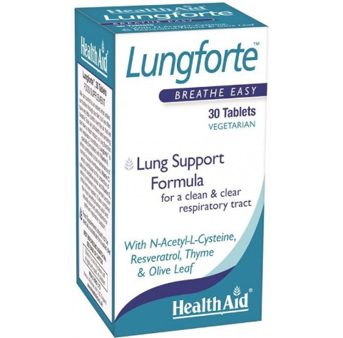 HEALTH AID LUNGFORTE 30 TABLETS