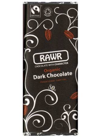 RAWR ORGANIC DARK CHOCOLATE 60G