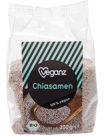 VEGANZ ORGANIC WHITE CHIA SEEDS 200G