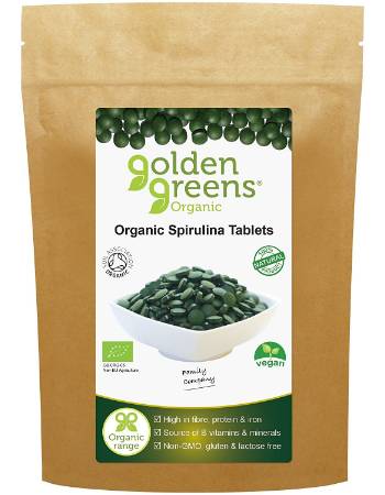 GREENS ORGANIC SPIRULINA TABLETS 250 TABLETS