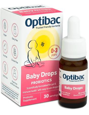 OPTIBAC BABY DROPS PROBIOTICS | 30 SERVINGS - 1 MONTH'S SUPPLY