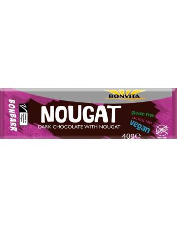 BONVITA NOUGAT DARK CHOCOLATE BAR 40G