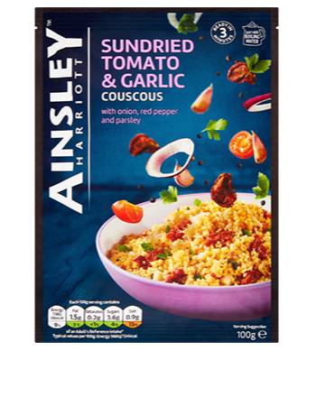 AINSLEY SUNDRIED TOMATO & GARLIC COUSCOUS 100G