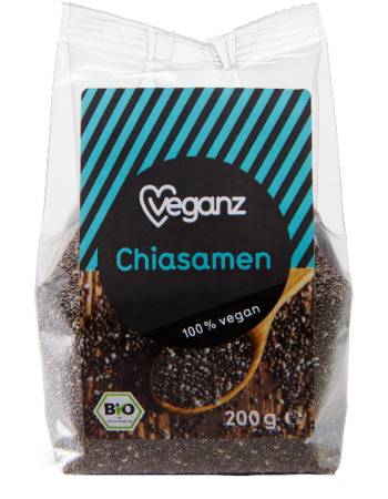 VEGANZ ORGANIC CHIA SEEDS 200G