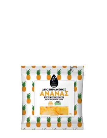 RHO FOODS FRUIT SNACK DRY PINEAPPLE 40G